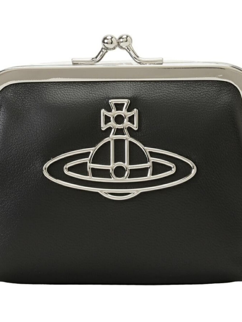 Vivienne Westwood Nappa Leather Kiss Lock Wallet